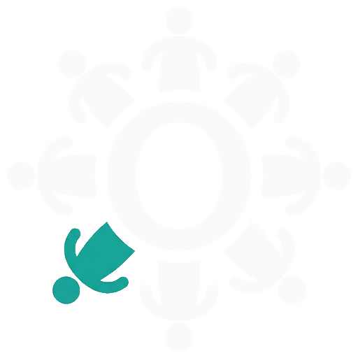 Sifr Network mark — a zero formed by people linking hands in a protective circle